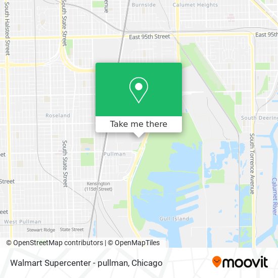 Mapa de Walmart Supercenter - pullman