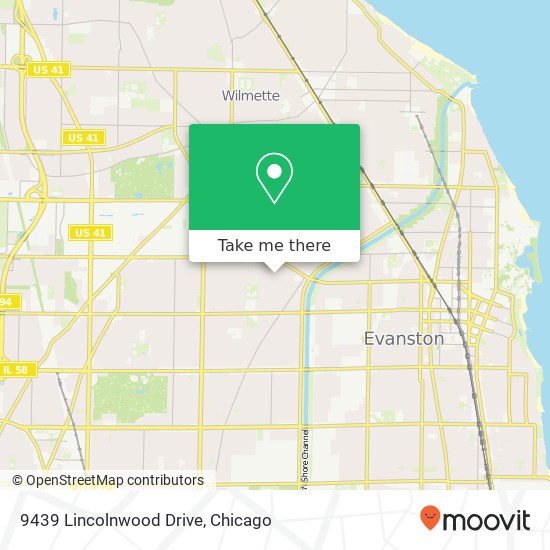 9439 Lincolnwood Drive map