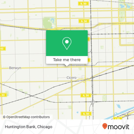 Mapa de Huntington Bank