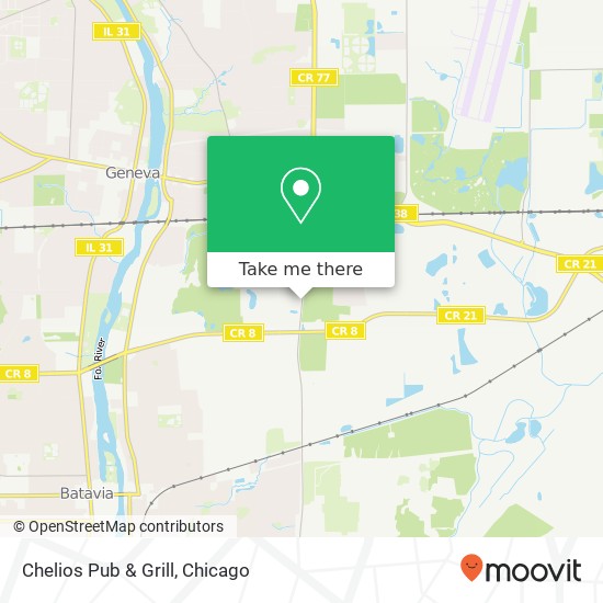 Mapa de Chelios Pub & Grill