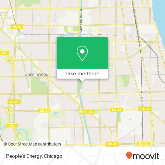 People's Energy map