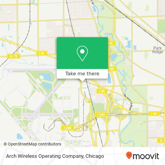 Arch Wireless Operating Company map