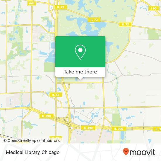 Medical Library map