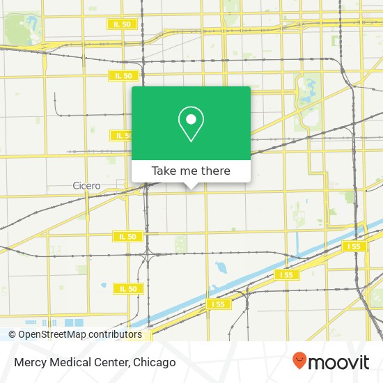 Mapa de Mercy Medical Center