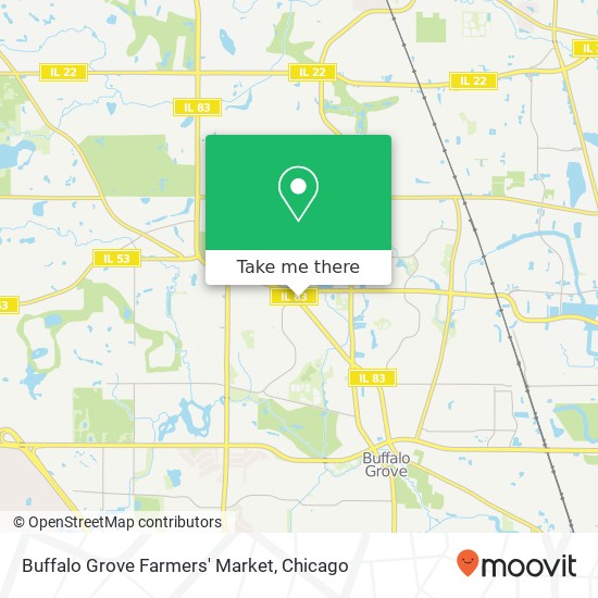 Buffalo Grove Farmers' Market map