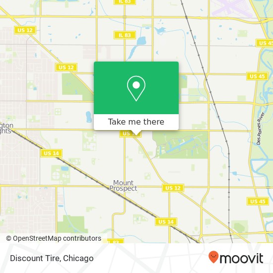 Discount Tire map