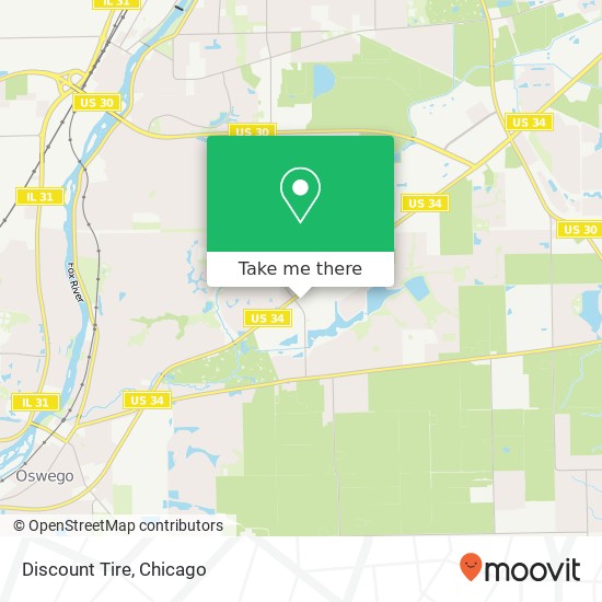 Discount Tire map