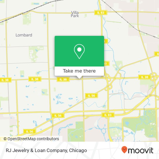 Mapa de RJ Jewelry & Loan Company