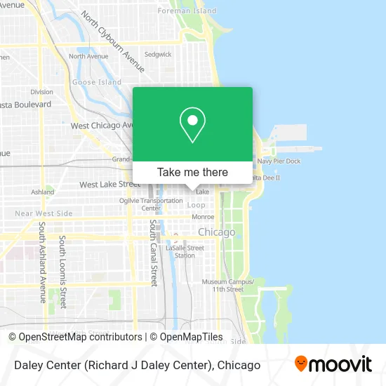 Daley Center (Richard J Daley Center) map