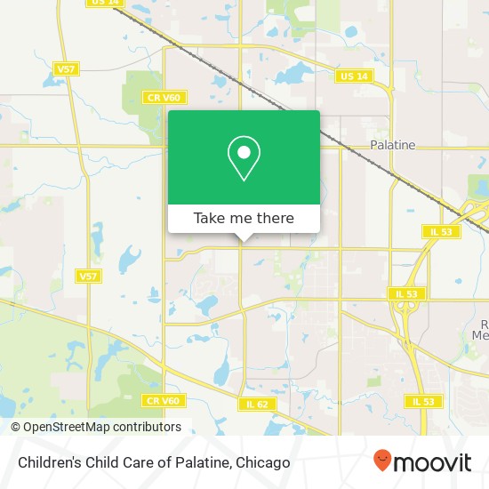 Mapa de Children's Child Care of Palatine