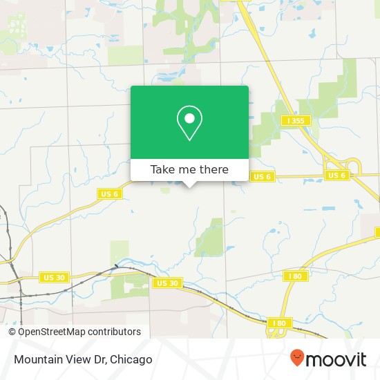 Mapa de Mountain View Dr