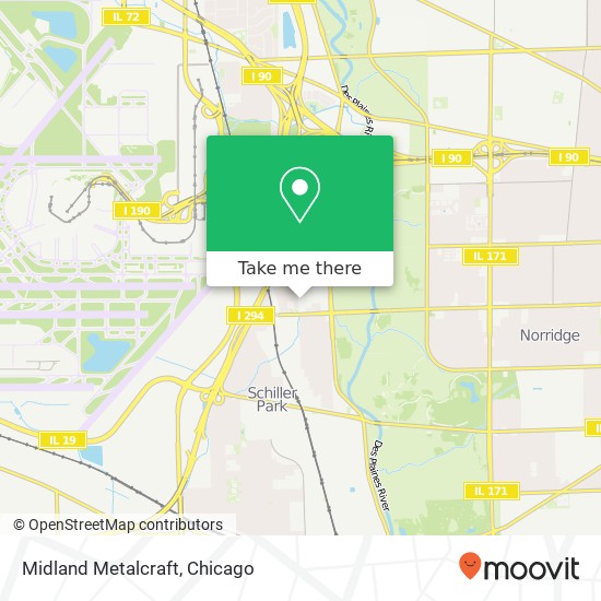 Midland Metalcraft map