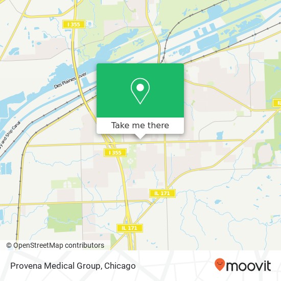 Provena Medical Group map