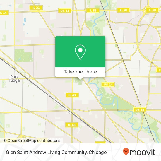 Glen Saint Andrew Living Community map