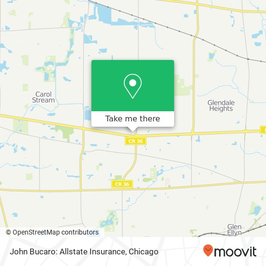 Mapa de John Bucaro: Allstate Insurance
