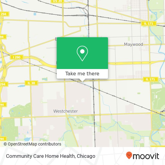 Mapa de Community Care Home Health
