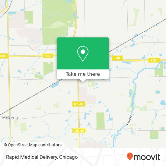 Mapa de Rapid Medical Delivery