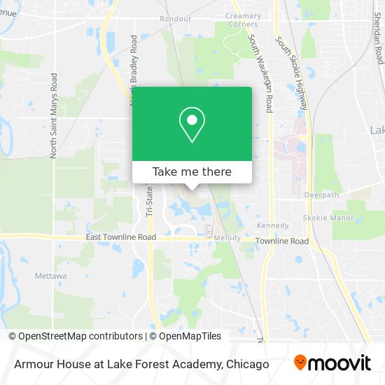 Armour House at Lake Forest Academy map