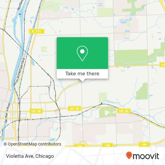 Violetta Ave map