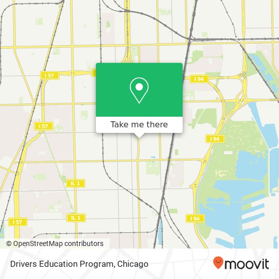 Drivers Education Program map