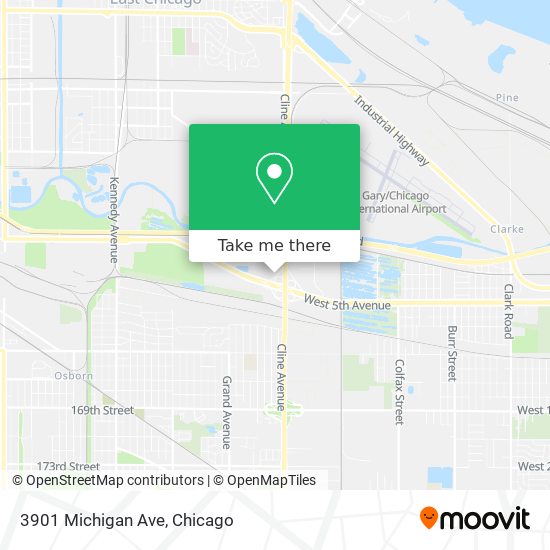 Mapa de 3901 Michigan Ave