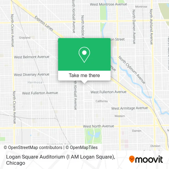Logan Square Auditorium (I AM Logan Square) map