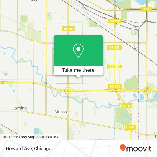 Mapa de Howard Ave
