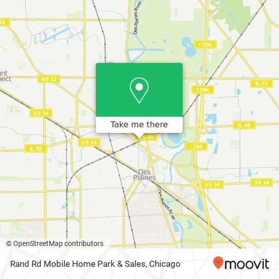 Mapa de Rand Rd Mobile Home Park & Sales