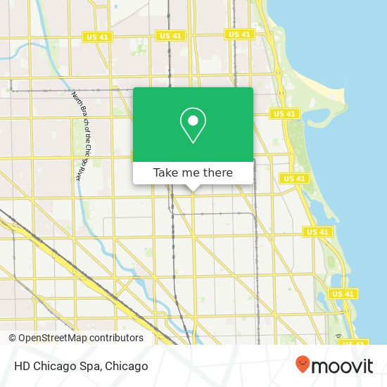 HD Chicago Spa map