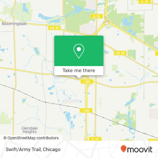 Swift/Army Trail map