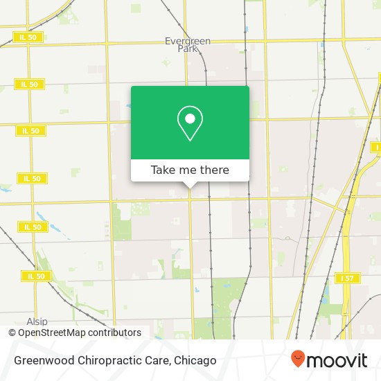 Mapa de Greenwood Chiropractic Care
