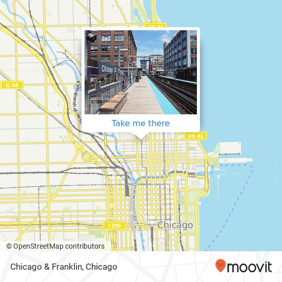 Mapa de Chicago & Franklin