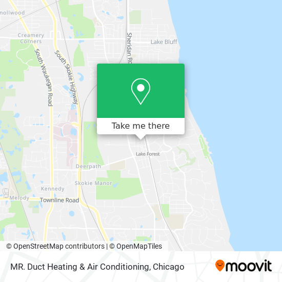 Mapa de MR. Duct Heating & Air Conditioning