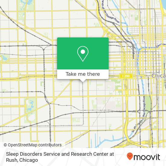 Sleep Disorders Service and Research Center at Rush map