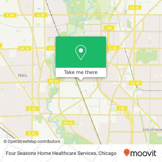 Mapa de Four Seasons Home Healthcare Services