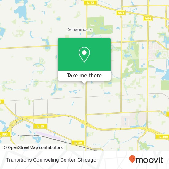 Transitions Counseling Center map