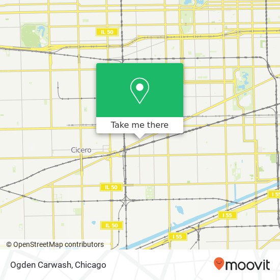 Ogden Carwash map