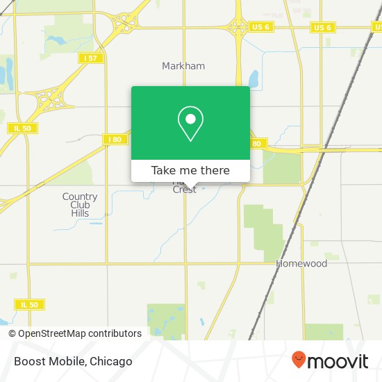 Boost Mobile map