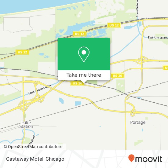 Castaway Motel map