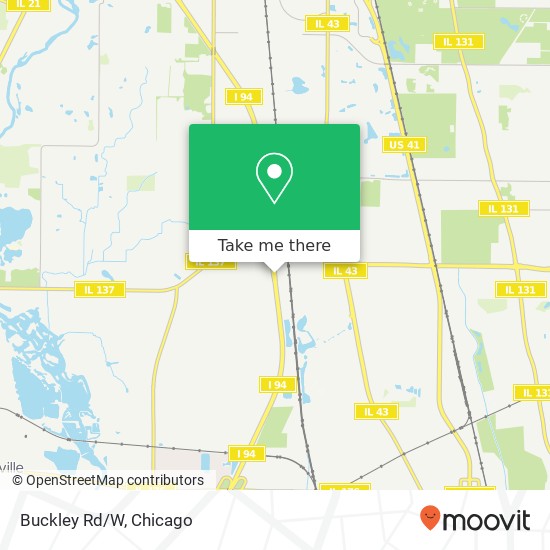 Mapa de Buckley Rd/W