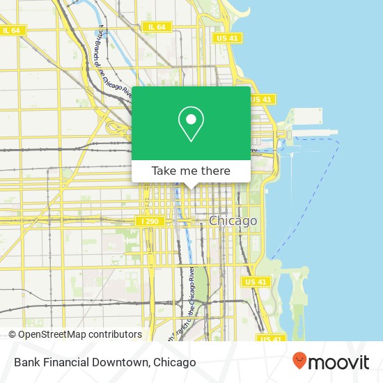 Mapa de Bank Financial Downtown