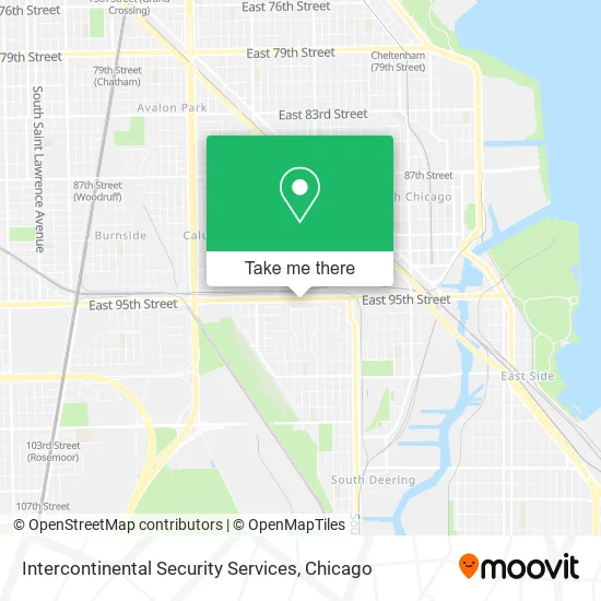 Intercontinental Security Services map