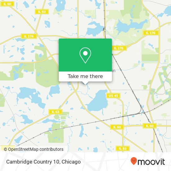 Cambridge Country 10 map