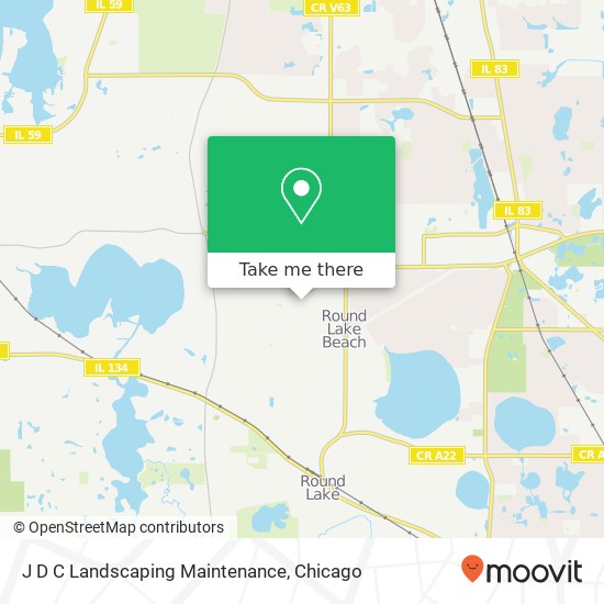 J D C Landscaping Maintenance map