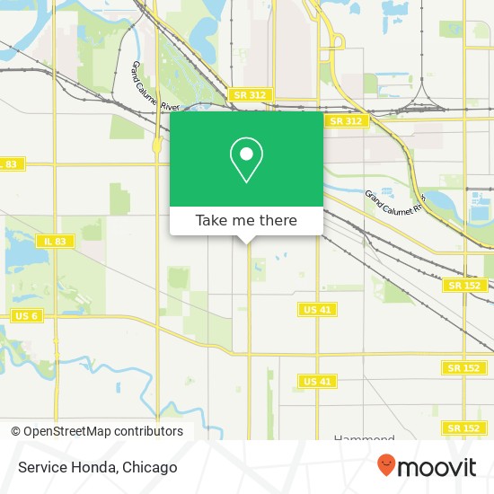 Service Honda map