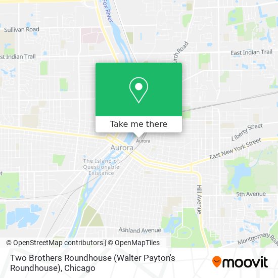Two Brothers Roundhouse (Walter Payton's Roundhouse) map