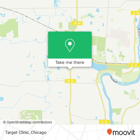 Target Clinic map