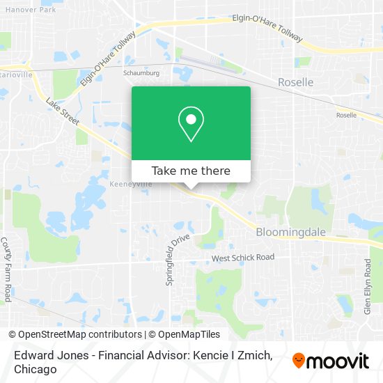 Mapa de Edward Jones - Financial Advisor: Kencie I Zmich