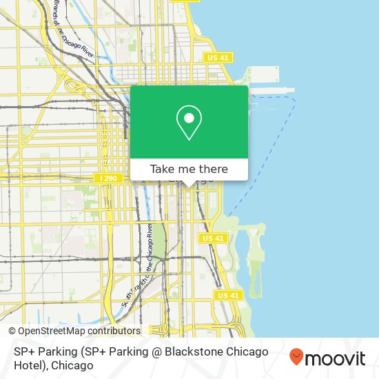 SP+ Parking (SP+ Parking @ Blackstone Chicago Hotel) map