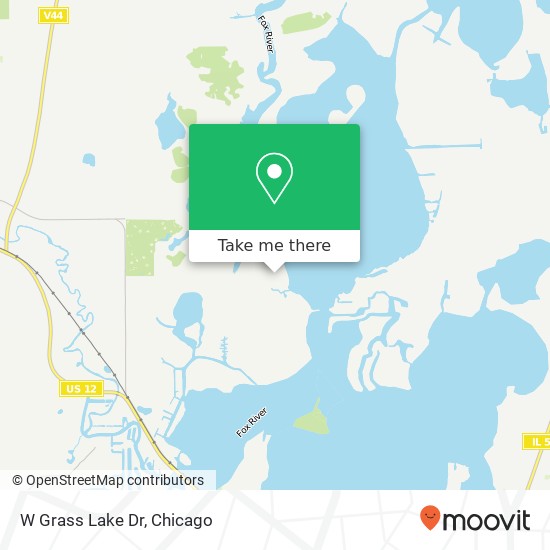 Mapa de W Grass Lake Dr